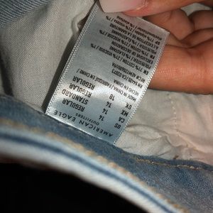 WORN ONCE AMERICAN EAGLE JEANS